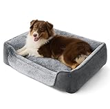 Bedsure Hundebett grosse Hunde – 89x63x17cm Hundesofa für grosse Hunde...