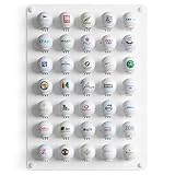 meollo | Golfball Regal | für 45 Bälle | 100% Stahl Golfball Vitrine |...