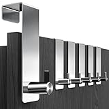 Menz Türhaken 6 Stück - Edelstahl Türhaken zum Einhängen, stabile...