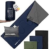 MONTARAY Deckenschlafsack ohne Kapuze 3°C INKL. KISSEN - Outdoor...