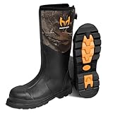 Hunthor Gummi-Arbeitsstiefel, Stahlkappe, Gummistiefel für Herren,...