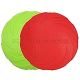 Vivifying Frisbee Hund, 2 Stück 18cm Hundefrisbee aus Natürlichem...