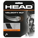 HEAD Velocity Mlt Set Tennis-Saite, Schwarz, 1.25 Mm / 17 g