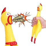 Nobleza - Hundespielzeug Rubber Screaming Chicken Yellow Quietschende...