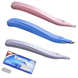 3 Pcs Heftklammerentferner Metall Büro für Papier mit 1000 Heftklammern,...