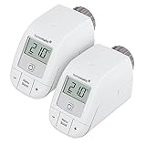 Homematic IP 2er Set Smart Home Heizkörperthermostat – Basic, digitaler...