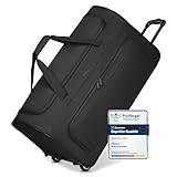 REDOLZ große L Trolley-Reisetasche mit Rollen 71 cm | 81 Liter | für...