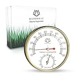 NORDHOLZ® Sauna Thermometer Hygrometer 2in1 - Zuverlässig & genau für...