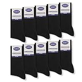 10 Paar Socken 100% Baumwolle Herren Damen Komfortbund ohne Naht 10600 WP...