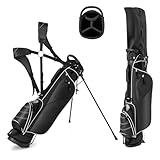 LIFEZEAL Golftasche, Tragbare Golfschlägertasche mit 4-fachen...