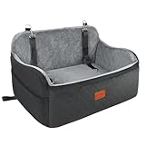Lealchum Hundeautositz bis zu 55 lb, 2 Clip-On Sicherheitsleinen...