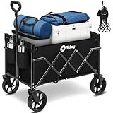 Sekey Bollerwagen Faltbar Klein 70L 80KG, Handwagen Klappbar, Faltbarer...