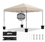 Sekey One-Touch Pop Up Pavillon 3x3 Wasserdicht Stabil Winterfest mit...