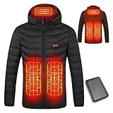 Beheizbare Jacke Herren Damen, Winter Elektrische Herren Beheizte Jacke USB...