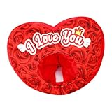 Roter Herz Kopfwickel, Kostüm Closing Ball Head Cover-Warm Valentine's...
