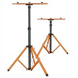 Stativ für Flutlichtstrahler und Baustrahler | Höhenverstellbar 60–160...