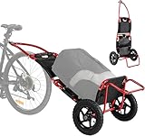 SEPNINE® Lastenanhänger Fahrrad, 2 in 1, Fahrradanhänger,...