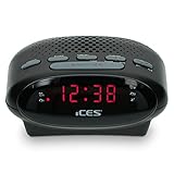 iCES ICR-210 Uhrenradio - Radiowecker mit 2 Weckzeiten - PLL FM -...