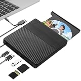 5 in 1 Externes CD DVD Laufwerk Driver Bluray Cd Rom Usb3.0 TypeC Brenner...