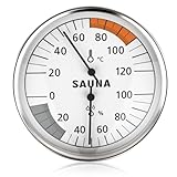 Tomedeks 2in1 saunathermometer sauna thermometer hygrometer Besonders...