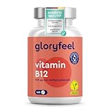 Vitamin B12 Vegan - 400 Tabletten (+1 Jahr) - 500µg B12 Methylcobalamin -...