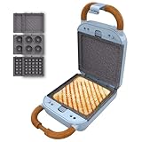 Cecotec Rock'Ntoast Vintage Sandwichmaker Retro One Blue, 700 W, 3...