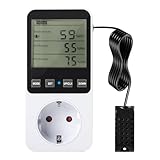 HOVCEH Digital Thermostat Steckdose, Temperaturregler Steckdose 230v mit...