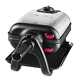 Tefal King Size Waffeleisen WM756D, Doppelwaffeleisen für 2 belgische...