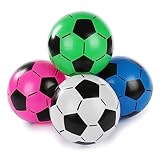 CEJAMA Kinder Fussball 4er Set - Kinderball aus PVC Indoor & Outdoor für...