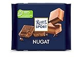 Ritter Sport Nugat 250 g, Tafelschokolade Großpackung mit cremig-feinem...