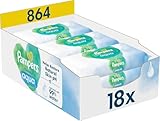Pampers Baby Feuchttücher Harmonie, Aqua, 432 Tücher (9 x 48), sanfter...