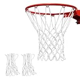 JXCTNNU Basketballnetz 2 Stück Basketball Ersatz Netz für Basketballkorb...