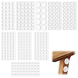 QWORK® 346 Stück gummipuffer selbstklebend, Elastikpuffer, Transparent...