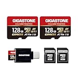 Switch 2: GIGASTONE 128 GB microSD Express 2er-Pack, SD 7.1 Geschwindigkeit...