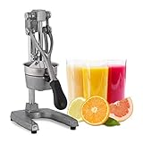 Relaxdays Saftpresse manuell, XL Orangenpresse, professionelle...