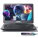 GOnavidio 17,9'' Tragbarer DVD Player mit 15,6 Zoll Bildschirm, 6 Stunden...