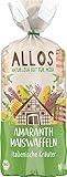 Allos Bio Amaranth Maiswaffeln Italienische Kräuter (6 x 100 gr)