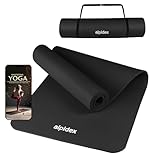 ALPIDEX Yogamatte 183 x 60 x 0.8 cm Phthalatfreie Fitness Matte E-Book...