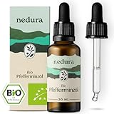 nedura® BIO Pfefferminzöl [100% NATURREIN] - Echtes Pfefferminzöl in...