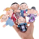 ZEPIQOR 6 Pcs Fingerpuppen Baby Mitgebsel Kindergeburtstag Finger...