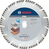 Bosch 1x PRO Multi Material Diamanttrennscheiben für 22,23‑mm-Bohrung...