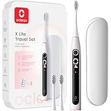Oclean X Lite elektrische Zahnbürste Gift Set Grau, Schallzahnbürste mit...