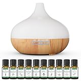Aroma Diffuser Set für ätherische Öle 500ml Fernbedienung 14 LED Farben...