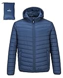 Outdoor Ventures Leichte Steppjacke Herren Übergangsjacke Packbare Puffer...
