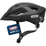 ABUS Stadthelm Aduro 2.0 - Allround-Fahrradhelm mit Licht - in sportivem...