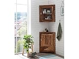 Woodkings Eckschrank Set Lagos 60x80x32 cm | Unterschrank und Hängeschrank...