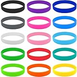 HoAhaMay 15 Stück Silikonarmband, Gummi Armband, Silikon Elastische...