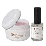 Sun Garden Nails UV Fiberglas Gel Rose Klar 30ml inkl. Primer...