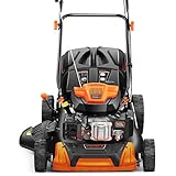 FUXTEC 4in1 Benzin Rasenmäher FX-RM5196 mit Edge-Cut, Gartenmäher inkl....