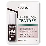 PODERM - Nagellack TEA TREE FÜR NAGELPILZ - GELBE/BESCHÄDIGTE NÄGEL...